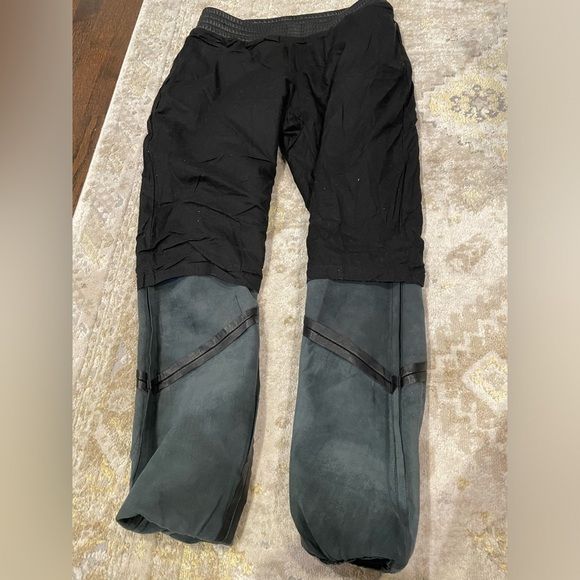 Black Genuine Leather Jogger Pant - Picture 8 of 16